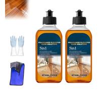 Nettoyant Pour Sols 5 En 1, Nettoyant Multi-usage Pour Sols, Solution Nettoyante Parfumée, Détachant Et Désodorisant Double Action, Nettoyant Pour Sols Détachant Et Désodorisant (2 lots)