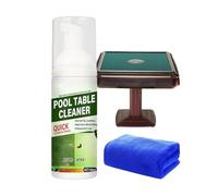 Nettoyant pour table - Spray d'entretien en feutre de 5,51 pouces | Mousse de nettoyage en mousse de 100 ml - Solution de rafraîchissement de tissu de 120 g éliminant les taches et les résidus de crai