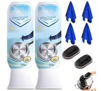 Nettoyant pour taches noires pour fond de casserole, liquide à presser dégraissant polyvalent pour ustensiles de cuisine pour marques brûlées, résidus noirs (2)