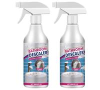 Nettoyant pour taches tenaces, mousse nettoyante détartrante pour salle de bain, spray détartrant pour vitres de baignoire, convient aux toilettes, baignoires, salles de douche, vitres et robinets