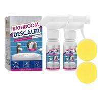 Nettoyant pour taches tenaces, nettoyant multifonction pour cabine de douche, détartrant, douche puissante, spray détartrant pour salle de bain, spray mousse nettoyant tout usage (2PC)