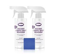 Nettoyant pour tapis polyvalent, puissant et à séchage rapide, solution nettoyante pour tous les tissus, textiles et tapis, détachant, spray nettoyant pour tapis (2pcs)