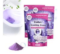 Nettoyant pour toilettes, détartrant à action rapide, mousse de vidange robuste, poudre moussante sans contact pour toilettes propres et étincelantes (3)