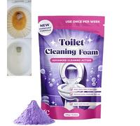 Nettoyant pour toilettes, mousse nettoyante pour toilettes, poudre détartrante, déboucheur multicouche, produits de nettoyage pour toile/ttes, adaptés à un usage domestique. (1Pièce)