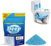 Nettoyant pour toilettes, nettoyant pour toilettes en mousse, nettoyage en profondeur 2024, poudre miracle auto-activante, brosse de nettoyage en profondeur puissante (1)