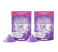 Nettoyant pour toilettes, nouvelle poudre de nettoyage pour toilettes - détachant puissant avec percarbonate de sodium et bicarbonate de soude, parfum frais, poudre miracle auto-activante pour un