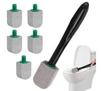 Nettoyant pour toilettes - Pierre ABS - 24,1 x 6 x 4,6 cm - Brosse WC avec pierre ponce anti-rayures - Élimine les taches tenaces - Poignée facile pour le nettoyage des toilettes - Pour la maison, le