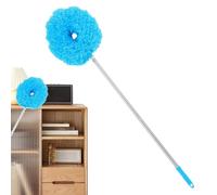 Nettoyant pour Ventilateur de Plafond - 40 à 320 cm, Outil télescopique dépoussiérant inclinable - pour Maison, Bureau, Appartement, Rebord de fenêtre, étagères, Meubles - Chiffon Microfibre