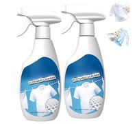 Nettoyant pour vêtements non ionique, 250 ml - Puissant détachant pour le linge - Nettoyant textile instantané contre les taches d'huile, de café, de nourriture et de saleté (2Pièce)