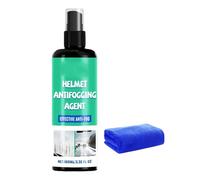 Nettoyant Pour Visière De Casque - 100 Ml | Spray Anti-buée Pour Visière De Casque | Spray Nettoyant Ṕour Lunettes | Nettoyeur Ďe Çasque Portable P̀our L'élimination Instantanée Du Brouillard, Lunette