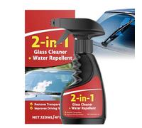 Nettoyant pour Vitres Automobile - 120ml 2-en-1 Anti-Buée Invisible Imperméable Pluie Voiture - Spray De Nettoyage Pour Pare-Brise De Véhicule | pour une Conduite Sûre Entretien Rénovation Véhicule Ca