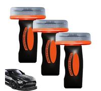 Nettoyant pour vitres automobiles, outil de nettoyage de pare-brise, poignée pour lotion dégraissante, planche de nettoyage pour pare-brise de voiture (3 Pcs)