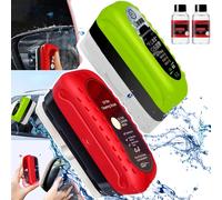 Nettoyant pour vitres de voiture, Agent de nettoyage puissant pour pare-brise, éponge pour vitres de voiture, brosse de nettoyage pour taches d'eau, élimination automatique des taches d'huile 1 Green