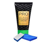 Nettoyant pour vitres de voiture - Crème détachante pour film d'huile de 120 g, nettoyant de polissage de verre automobile avec serviette et éponge, solution de nettoyage en profondeur pour intérieur