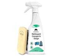 Nettoyant Premium pour Canapés & Sièges Auto, Nettoyant Durable pour Canapés 500ml, Nettoyant pour Canapés & Meubles Rembourrés avec Brosse, Emma Grün Détachant Canapé d'Allemagne