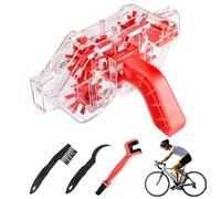 Nettoyant professionnel pour chaîne de vélo - Brosse de chaîne de moto | Kit de nettoyage de chaîne de moto | Kit d'entretien de vélo portable | Kit de fermie