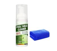 Nettoyant professionnel pour table de billard - 100 ml - Agent d'entretien en feutre de billard | Mousse de nettoyage en profondeur avec serviette pour jardin, maison, chiffon, entretien sportif, kit