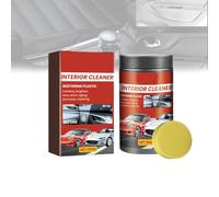 Nettoyant protecteur et lustrant pour tableau de bord intérieur automobile, nettoyant rénovateur de revêtements plastiques intérieurs avec éponge (1PCS)