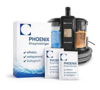 Nettoyant prothèses dentaires enzymatique 10x20g (10L) | + aspirateur eau | Granulés pour prothèses, gouttières & corporelles, sans | Phoenix Enzymreiniger