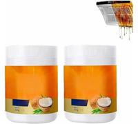 Nettoyant Puissant Multi-Usages, DéGraissant Pour Cuisine, PâTe Nettoyante à L'Huile De Coco, DéGraissant Puissant Pour Cuisine, Pour Robinets, Carrelage, Cuisine, Four,2pcs