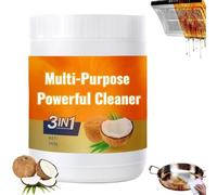 Nettoyant puissant multi-usages, dégraissant puissant pour cuisine, pâte nettoyante à l'huile de coco pour four, micro-ondes, plaques de cuisson, carrelage et inox (1)