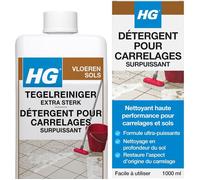 Nettoyant Puissant pour Carreaux et Joints - Nettoyant puissant pour sols de cuisine,salles de bains et surfaces en pierre - 1L