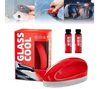 Nettoyant puissant pour pare-brise et déshuileur, Nettoyant Vitres Voiture, Dissolvant Film d'huile Verre Voiture, Polissage de voiture, Nettoyant voiture puissant pour Vitres, Pare-brise, Miroir (B)