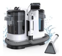 Nettoyant puissant pour tapis, Lubluelu V6 de 15kPa avec double réservoir de 1,75 l, cordon de 5M, tuyau de 1.7M, nettoyage en profondeur du matelas de canapé, siège de voiture, taches d'animaux de lu