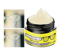 Nettoyant Rayures de Lunettes, 30g de Solution de Polissage pour Verres, Cire de Rénovation Optique pour Soins des Lentilles, Nettoyant pour Lunettes Maison École Voyage Déplacements