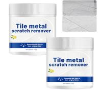 Nettoyant rénovateur pour carrelage et métal, nettoyant et rénovateur pour sols de cuisine, quartz, marbre et granit, plans de travail et éviers, élimine les taches et les rayures (2PCS)