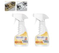 Nettoyant Rotateepic, nettoyant mousse de cuisine puissant multifonctionnel, spray dégraissant, dissolvant de taches d’huile, spray sans rinçage pour four, cuisinière, hotte et comptoirs (2pcs)