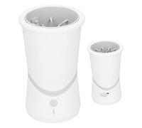 Nettoyant Rotatif pour Pattes d'Animaux, Silicone, Rechargeable USB, 1500 | Brosse rotative profonde, usage à un bouton, charge USB intégrée, double réservoir amovible pour chien
