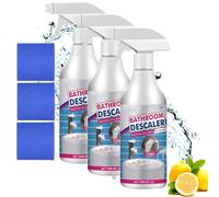 Nettoyant Salle de bain, Lessive Liquide,Nettoyeur deTaches Têtues,Nettoyant Salle Bain Détachant Multi-usages,Détartrant Wc et Fosses Septiques-Détartre Profondeur-Efficace Même Sous l'Eau (3)