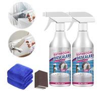 Nettoyant Salle de Bain, Nettoyant Anti-Calcaire pour Cabine de Douche, Produit d'Entretien Multi-Surfaces Pour WC Toilettes Égout Salle de Bains Nettoyage - 100 ml (2)