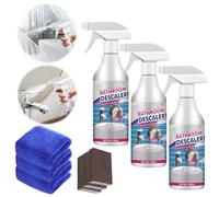 Nettoyant Salle de Bain, Nettoyant Anti-Calcaire pour Cabine de Douche, Produit d'Entretien Multi-Surfaces Pour WC Toilettes Égout Salle de Bains Nettoyage - 100 ml (3)