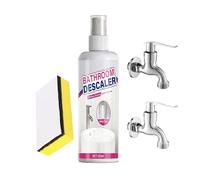 Nettoyant Salle de Bain,Nettoyant Puissant Avec Éponge Naturelle, Taches WC 100ml - Pour Eviers Douche Carrelage Robinet Surfaces Acier Portes