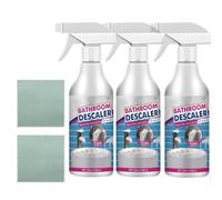 Nettoyant Salle de Bain, Nettoyeur deTaches Têtues,Lessive Liquide,Nettoyant Anti-Calcaire pour Cabine de Douche, Produit d'Entretien Multi-Surfaces Pour WC Toilettes Égout Salle de Bains Nettoyage -