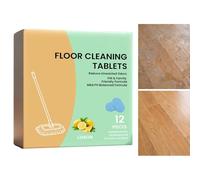 Nettoyant Sol | 12 Pièces Pastilles Détachantes et Anti-Poussière - Pour Serpillère ou Balai Laveur,Carrelage, Parquet, Toilettes, Salle de Bain, Buanderie, Maison