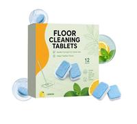 Nettoyant sol en pastilles,Douze pastilles effervescentes pour serpillière | Nettoyant Ménager pour Sols | pour Maison Cuisine Salle de Bain Entrée Balcon Appartement Bureau