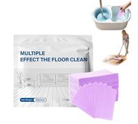 Nettoyant Sol,Multi-effect Tile Floor Cleaner Slice,Dissolvable Floor Cleaning Tablets,Pour Marble Wooden Laminate,Comprimés de nettoyage pour sols,Fast Dry Fresh and Comfort (Purple-100 pcs)