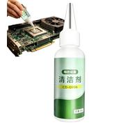Nettoyant spécial pour pâtes thermiques, liquide de nettoyage de graisse de silicone de 50 ml | Décapant efficace de pâte thermique | Pour ordinateurs, consoles, dissipateurs thermiques, chipsets