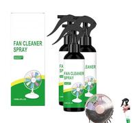 Nettoyant Spray Multifonction Efficace pour Ventilateurs, Nettoyant Spray Polyvalent Élimine Graisse, Huile et Saleté, Mousse Nettoyante Polyvalente pour Climatiseur et Ventilateur (3)