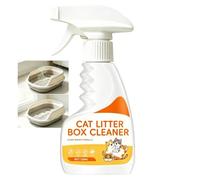 Nettoyant Spray pour Bac à Litière Chat, Détergent Anti-Odeurs et Taches d'Urine, Neutraliseur Désodorissant pour Chatons, Solution Rafraîchissante pour Plateau d'Intérieur (1 pièces)