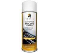 Nettoyant Tableau de Bord et Habitacle Auto - IRONTEK - 400 ML | IT416 | Formule Mousse Active | Anti-Poussière | sans Résidu | Tous Plastiques