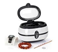 Nettoyant Ultrasonique 600 ML avec Panier De Nettoyage, Réservoir en Acier Inoxydable, Minuterie Numérique, Bain Ultra Sonique, pour Bijoux, Pendentifs, Lunettes, Montre