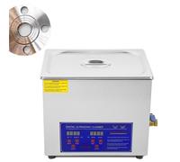Nettoyant Ultrasonique Chauffé Professionnel 40 Khz - Contrôle Numérique, Corps En Acier Inoxydable, Temps Et Température Réglables, Adaptés Aux Montres, Aux Lunettes, Aux Bijoux Et à L'électroni 10L
