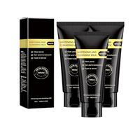 Nettoyant Visage à la Niacinamide - Formule Douce à Base de Plantes pour Peau Douce Hydratée, Usage Quotidien, Équilibre Naturel Sensation Rafraîchie(Black3pcs)