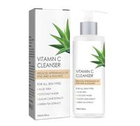 Nettoyant Visage À La Vitamine C - Nettoyage En Profondeur, Éclaircissement Et Resserrement Des Pores, Nettoyant Hydratant For Les Peaux Ternes, Réduit Rides Ridules(1PCS)