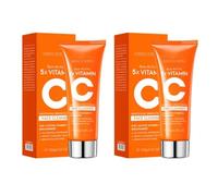 Nettoyant visage à la vitamine C, nettoyage en profondeur, élimine l'excès de sébum, illumine le teint, resserre les pores en douceur, nettoyant visage quotidien