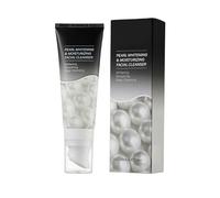 Nettoyant Visage Éclaircissant et Hydratant à la Perle 120ml, Nettoyant éclaircissant perle, Soin hydratant purifiant visage, Purifie en Profondeur, pour une Peau Nette, Lisse et Radieuse